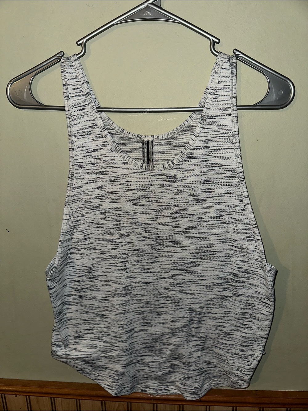 lululemon athletica Space-Dye Crewneck Tank in White and Gray
